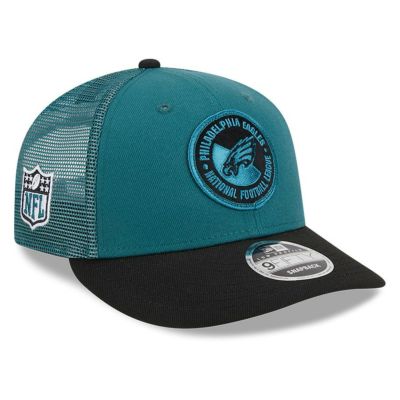 NFL イーグルス キャップ 2023 サイドライン 9FIFTY ロープロファイル Snapback ニューエラ/New Era グリーン ブラック trac