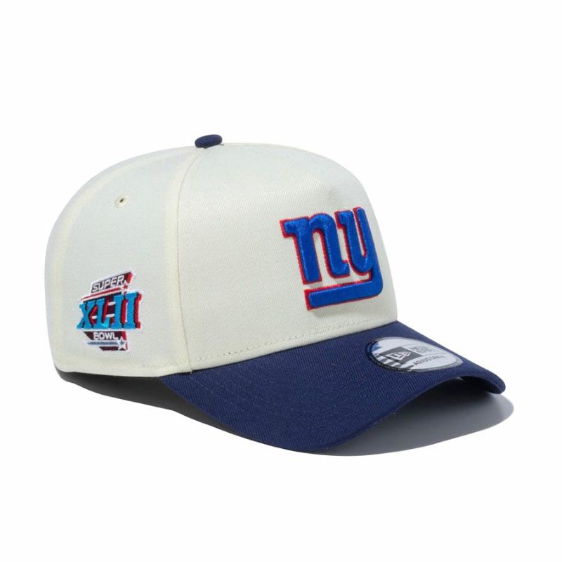 NFL ジャイアンツ キャップ 9FORTY A-Frame Side Patch Cap ニューエラ/New Era アイボリー | セレクション  | MLB NBA NFL プロ野球グッズ専門店 公式オンラインストア