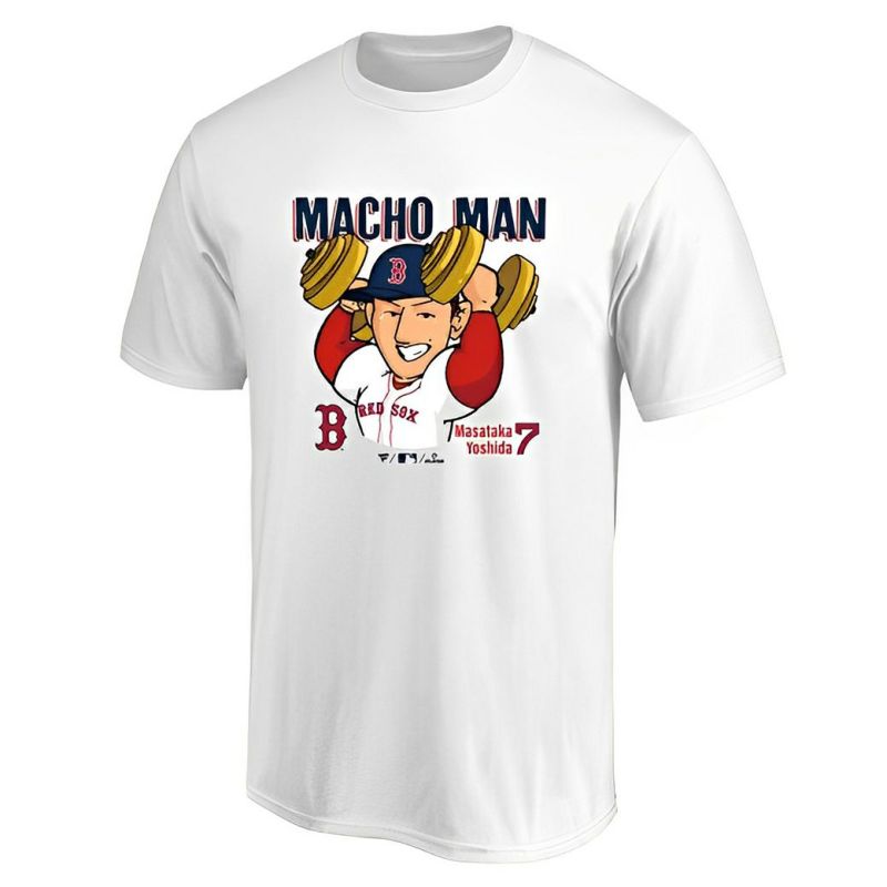 MLB 吉田正尚 レッドソックス Tシャツ マッチョマン Tシャツ Fanatics ホワイト | セレクション | MLB NBA NFL  プロ野球グッズ専門店 公式オンラインストア