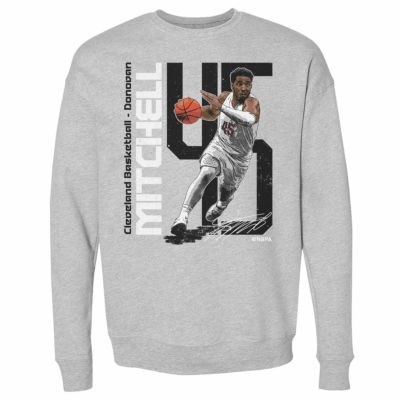 NBA ドノバン・ミッチェル キャバリアーズ スウェット Cleveland Vertical Sweatshirt トレーナー 500Level ヘザーグレー