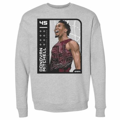 NBA ドノバン・ミッチェル キャバリアーズ スウェット Cleveland Card Sweatshirt トレーナー 500Level ヘザーグレー