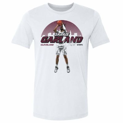 NBA ダリアス・ガーランド キャバリアーズ Tシャツ Cleveland Skyline T-Shirt 500Level ホワイト