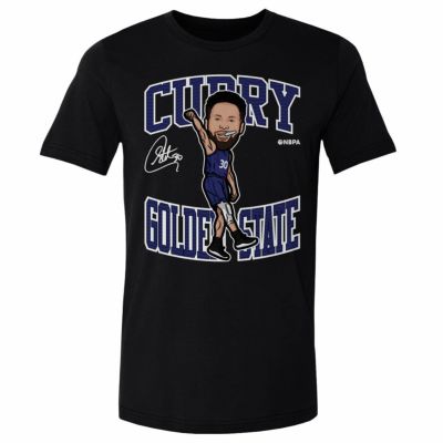 NBA ステファン・カリー ウォリアーズ Tシャツ Golden State Toon T-Shirt 500Level ブラック