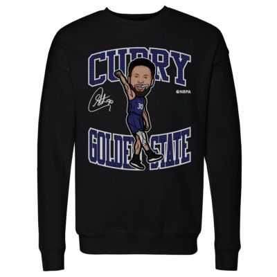 NBA ステファン・カリー ウォリアーズ スウェットシャツ Golden State Toon Sweatshirt トレーナー 500Level ブラック