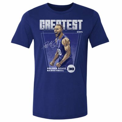 NBA ステファン・カリー ウォリアーズ Tシャツ Golden State Greatest T-Shirt 500Level ロイヤルブルー