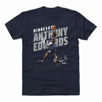 NBA アンソニー・エドワーズ ティンバーウルブズ Tシャツ Dunk T-Shirt 500Level トゥルーネイビー