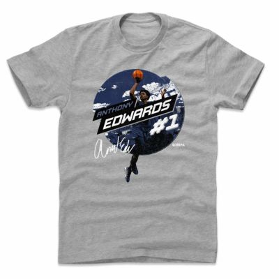 NBA アンソニー・エドワーズ ティンバーウルブズ Tシャツ City Emblem T-Shirt 500Level ヘザーグレー