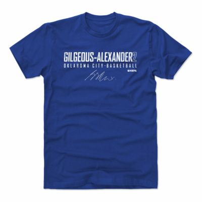 NBA シェイ・ギルジアス・アレクサンダー オクラホマシティ・サンダー Tシャツ OKC Elite T-Shirt 500Level ロイヤルブルー