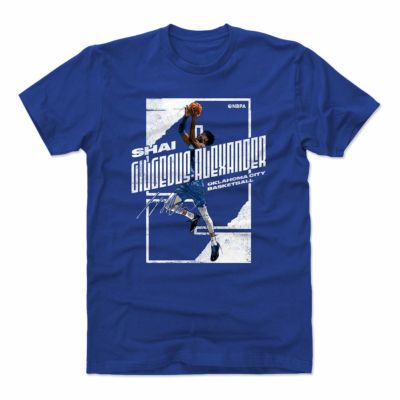NBA シェイ・ギルジアス・アレクサンダー オクラホマシティ・サンダー Tシャツ Stretch T-Shirt 500Level ロイヤルブルー