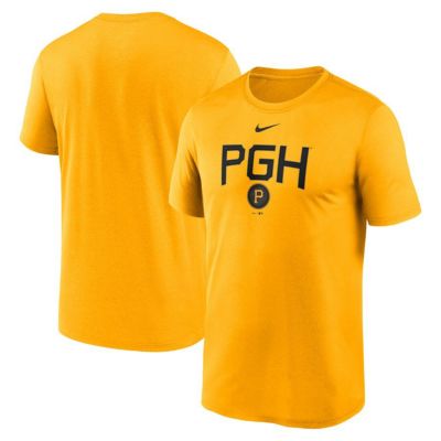 MLB パイレーツ Tシャツ 2023 シティーコネクト Large Logo T-Shirt ナイキ/Nike ゴールド