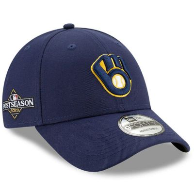 MLB ブリュワーズ キャップ 2023 ポストシーズン プレーオフ 9FORTY Adjustable Hat ニューエラ/New Era ネイビー