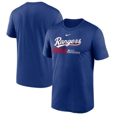 MLB レンジャーズ Tシャツ 2023 ポストシーズン プレーオフ Authentic Collection Dugout T-Shirt ナイキ/Nike ロイヤル