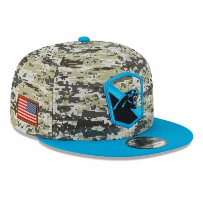 NFL パンサーズ キャップ サルートトゥサービス2023 9FIFTY Snapback Hat ニューエラ/New Era カモ ブルー
