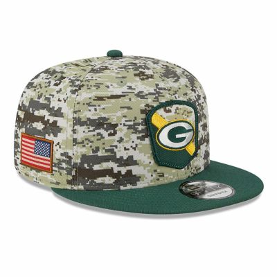 NFL パッカーズ キャップ サルートトゥサービス2023 9FIFTY Snapback Hat ニューエラ/New Era カモ グリーン