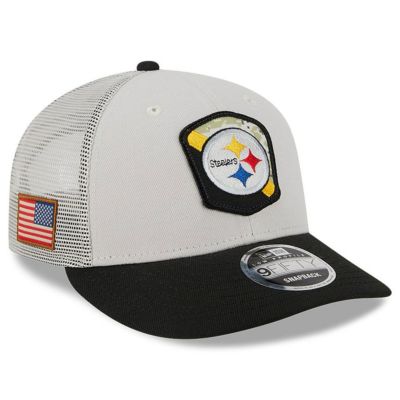 NFL スティーラーズ キャップ サルートトゥサービス2023 Low Profile 9FIFTY Snapback Hat ニューエラ/New Era ストーン ブラック