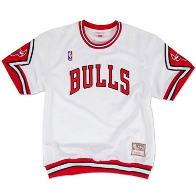 NBA シカゴ・ブルズ ショーツ 1987-88 オーセンティック Shooting Shirt ミッチェル＆ネス/Mitchell & Ness ホワイト
