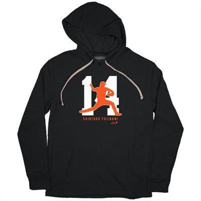 【海外限定版】MLB 藤浪晋太郎 オリオールズ パーカー 14 NUMBER SILO Hoodie Breaking T ブラック