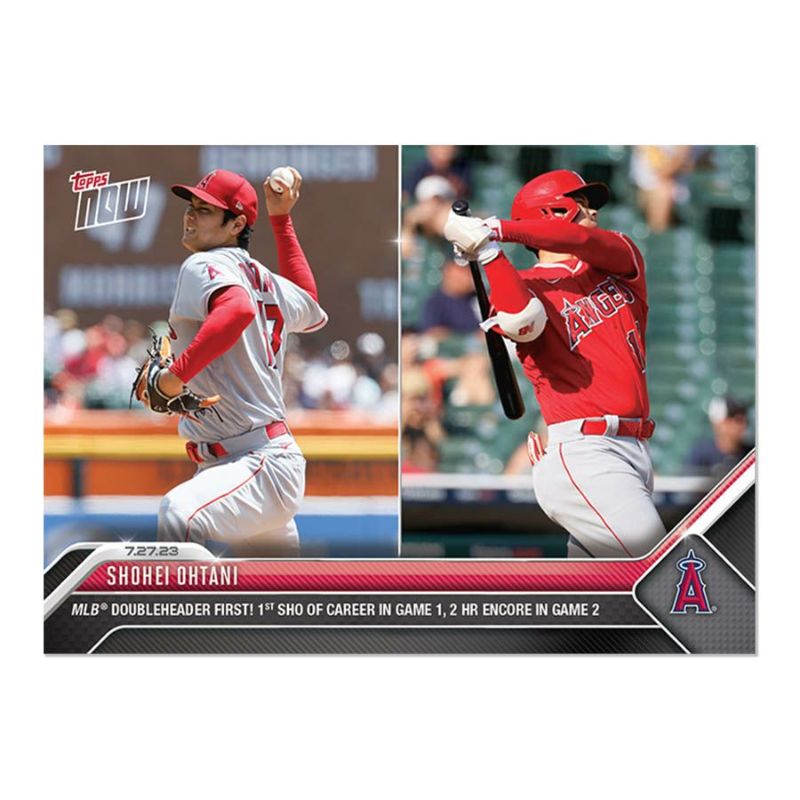 MLB 大谷翔平 エンゼルス トレーディングカード #625 ダブルヘッダー First! Ist SHO of Carrer in Game 1,2  HR Encore in Game 2 Topps | セレクション | MLB NBA NFL プロ野球グッズ専門店 公式オンラインストア