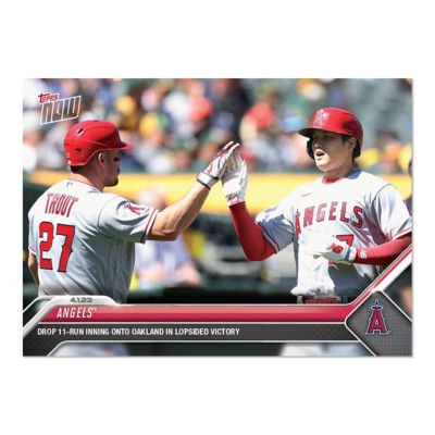 MLB 大谷翔平＆マイク・トラウト エンゼルス トレーディングカード 
