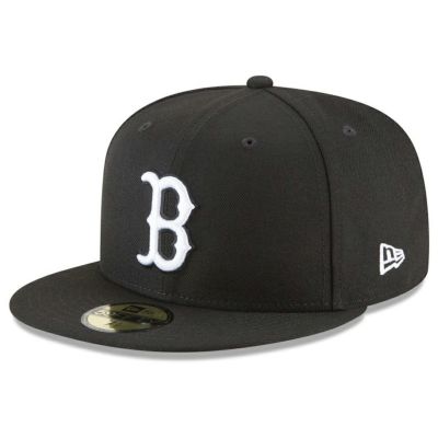 MLB レッドソックス キャップ Basic 59FIFTY Fitted Hat ニューエラ/New Era ブラック/ホワイト