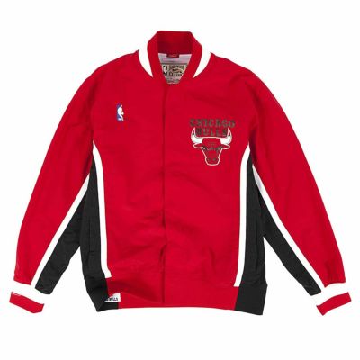 NBA シカゴ・ブルズ ジャケット Authentic Warm Up Jacket  1992-93 ミッチェル＆ネス/Mitchell & Ness スカーレット