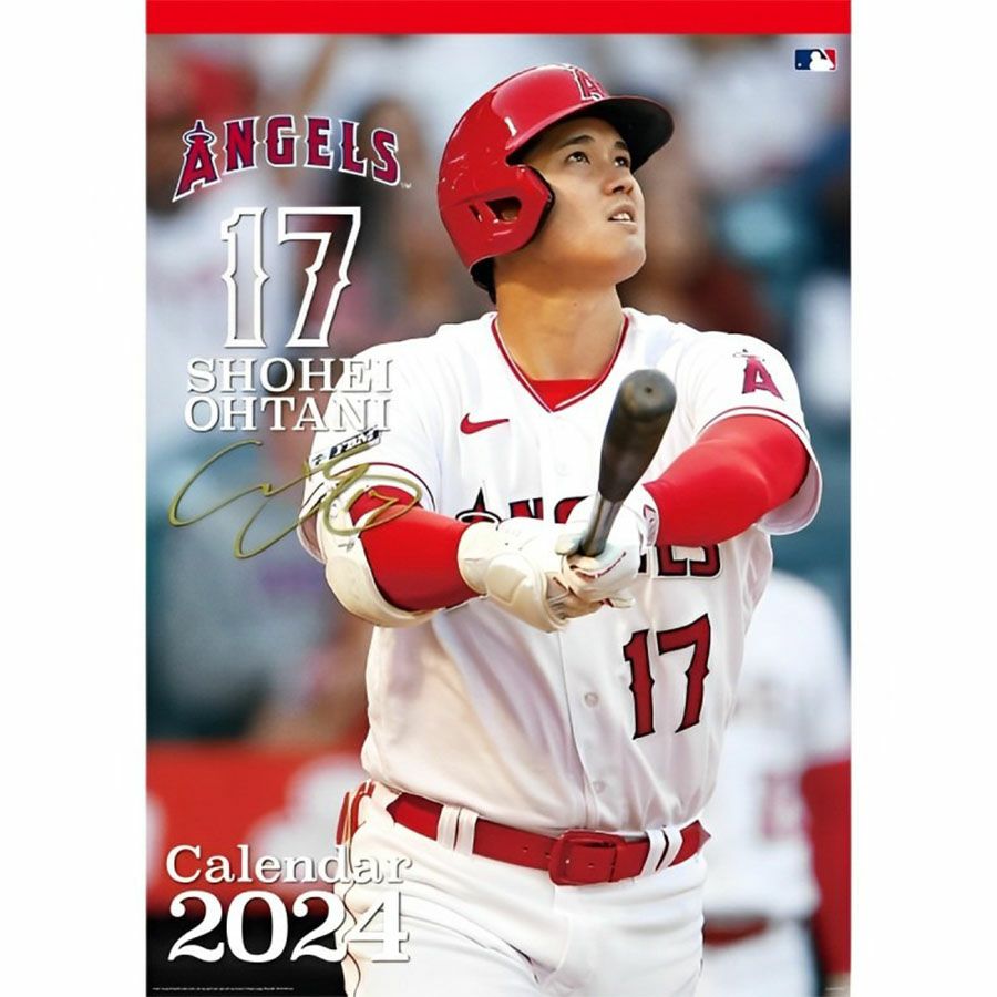 MLB 大谷翔平 エンゼルス カレンダー 大谷翔平 2024年 壁掛け 