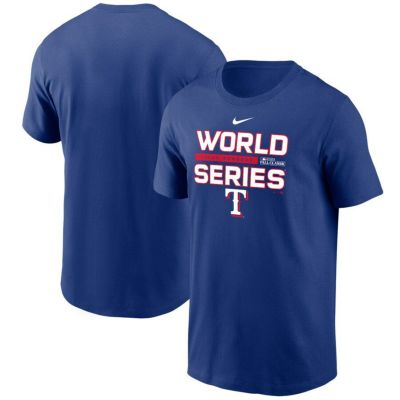 MLB レンジャーズ Tシャツ 2023 ワールドシリーズ 進出記念 Team Logo  ナイキ/Nike ロイヤル