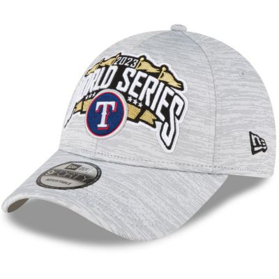 MLB レンジャーズ キャップ 2023 アメリカンリーグ 優勝記念 ロッカールーム 9FORTY Adjustable ニューエラ/New Era グレー