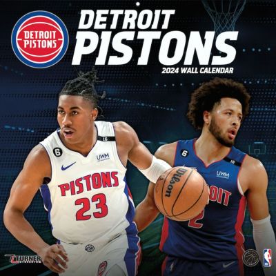 NBA ピストンズ カレンダー 2024 Team 壁掛け Wall Calendar Turner
