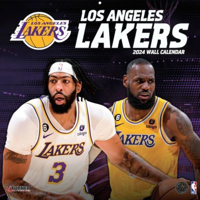 NBA レイカーズ カレンダー 2024 Team 壁掛け Wall Calendar Turner