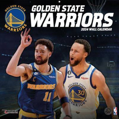 NBA ウォリアーズ カレンダー 2024 Team 壁掛け Wall Calendar Turner