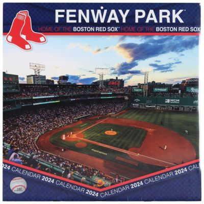 MLB レッドソックス カレンダー 2024 Fenway Park 壁掛け Wall Calendar Turner
