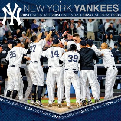 MLB ヤンキース カレンダー 2024 Team 壁掛け Wall Calendar Turner