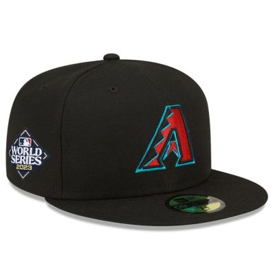 MLB ダイヤモンドバックス キャップ 2023 ワールドシリーズ 進出記念 Side Patch 59FIFTY Fitted Hat ニューエラ/New Era ブラック