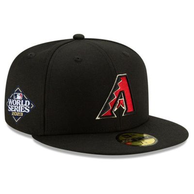 MLB ダイヤモンドバックス キャップ 2023 ワールドシリーズ 進出記念 Side Patch 59FIFTY Fitted Hat ニューエラ/New Era ブラック