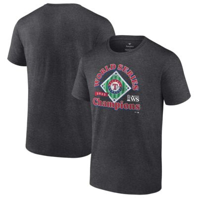 MLB レンジャーズ Tシャツ 2023 ワールドシリーズ 優勝記念 Champions Franchise Guys Fanatics ヘザーチャコール
