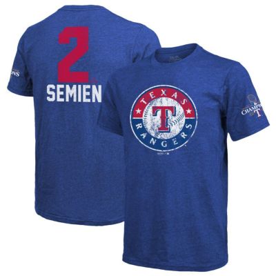 MLB マーカス・セミエン レンジャーズ Tシャツ 2023 ワールドシリーズ 