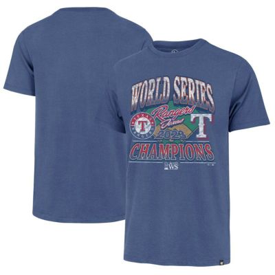 MLB レンジャーズ Tシャツ 2023 ワールドシリーズ 優勝記念 Champions Playoff Franklin 47 Brand ロイヤル