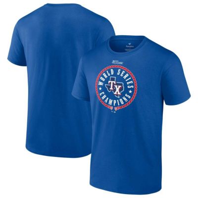 MLB レンジャーズ Tシャツ 2023 ワールドシリーズ 優勝記念 Champions Stealing Home Fanatics ロイヤル