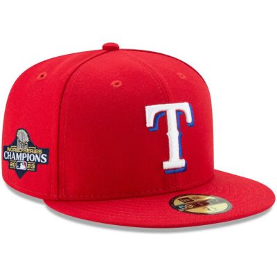 MLB レンジャーズ キャップ 2023 ワールドシリーズ 優勝記念 Champions 59FIFTY Fitted ニューエラ/New Era レッド