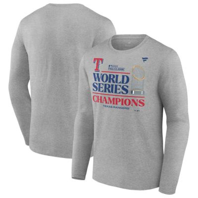 MLB レンジャーズ Tシャツ 2023 ワールドシリーズ 優勝記念 ロッカールーム Champions Locker Room ロングスリーブ Fanatics