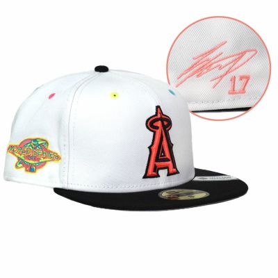 MLB 大谷翔平 エンゼルス キャップ サイン刺繍 オーセンティック 選手 