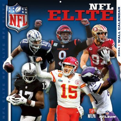 NFL カレンダー 2024 エリート Elite Wall Calendar Turner