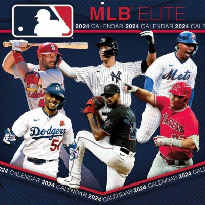 MLB カレンダー 2024 エリート Elite Wall Calendar Turner