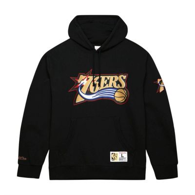 NBA 76ers パーカー Game Time Fleece Hoodie ミッチェル＆ネス/Mitchell & Ness ブラック
