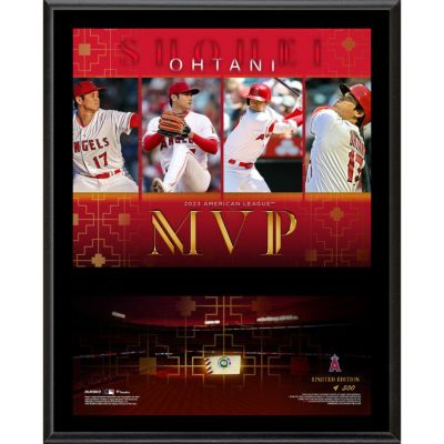 MLB 大谷翔平 エンゼルス フォトフレーム 2023 ア・リーグ MVP 実使用ボールピース 500個限定 Fanatics【231118MVP】