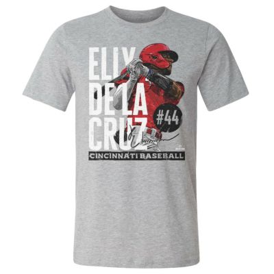 MLB エリー・デラクルーズ シンシナティ・レッズ Tシャツ Player Name 500Level グレー
