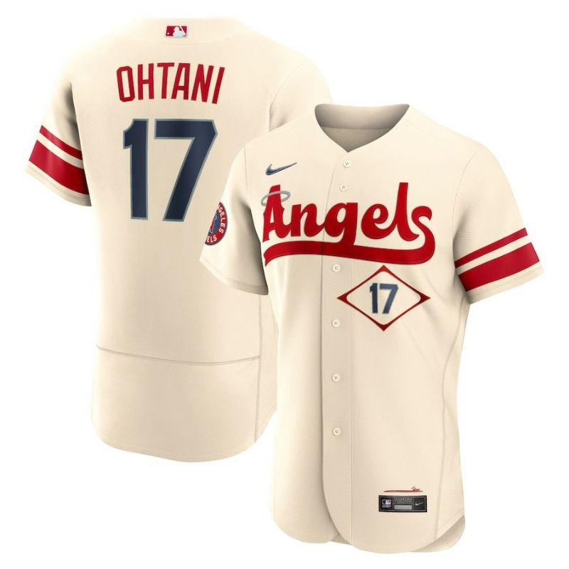 MLB 大谷翔平 エンゼルス ユニフォーム シティーコネクト Player Authentic Jersey ナイキ/Nike クリーム |  セレクション | MLB NBA NFL プロ野球グッズ専門店 公式オンラインストア