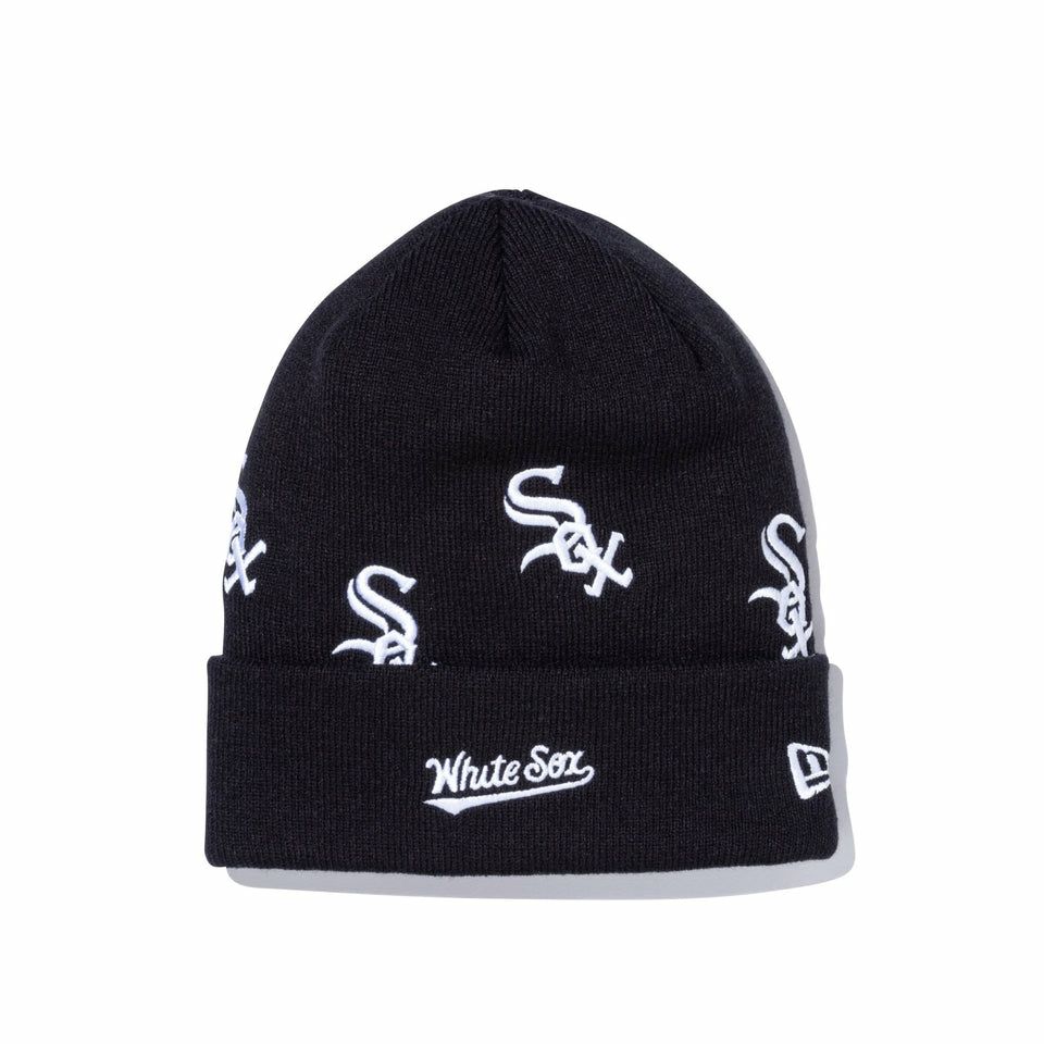 MLB ホワイトソックス ニットキャップ Basic Cuff Allover Knit MLB ホワイトソックス ニットキャップ Basic Cuff Allover Knit