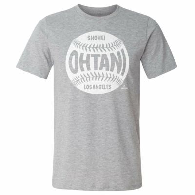 MLB 大谷翔平 ドジャース Tシャツ Los Angeles D Baseball WHT T-Shirt 500Level ヘザーグレー